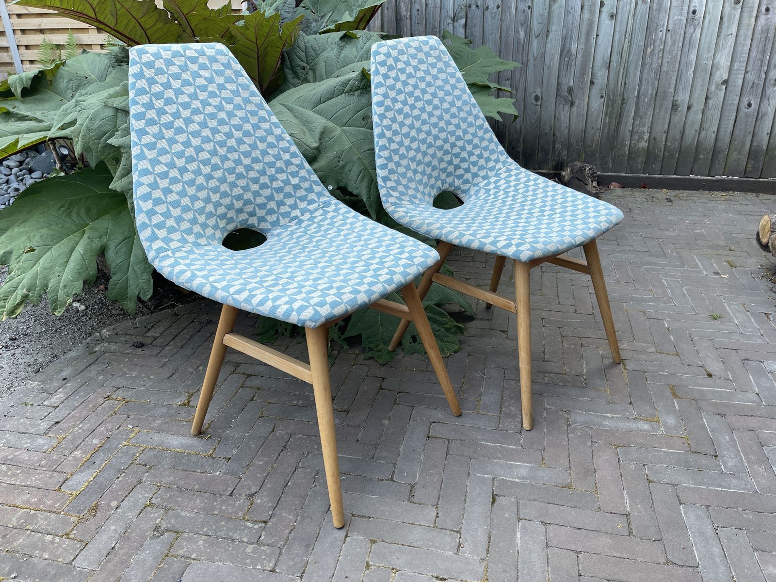 A Pair Of Hungarian Erika Chairs. photo vintage