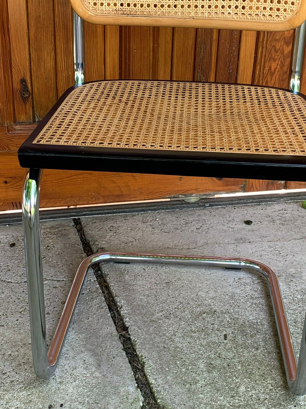 1 Of 4 Mid Century Modern Italian Marcel Breuer B32 Cesca Chair, 70s photo furniture