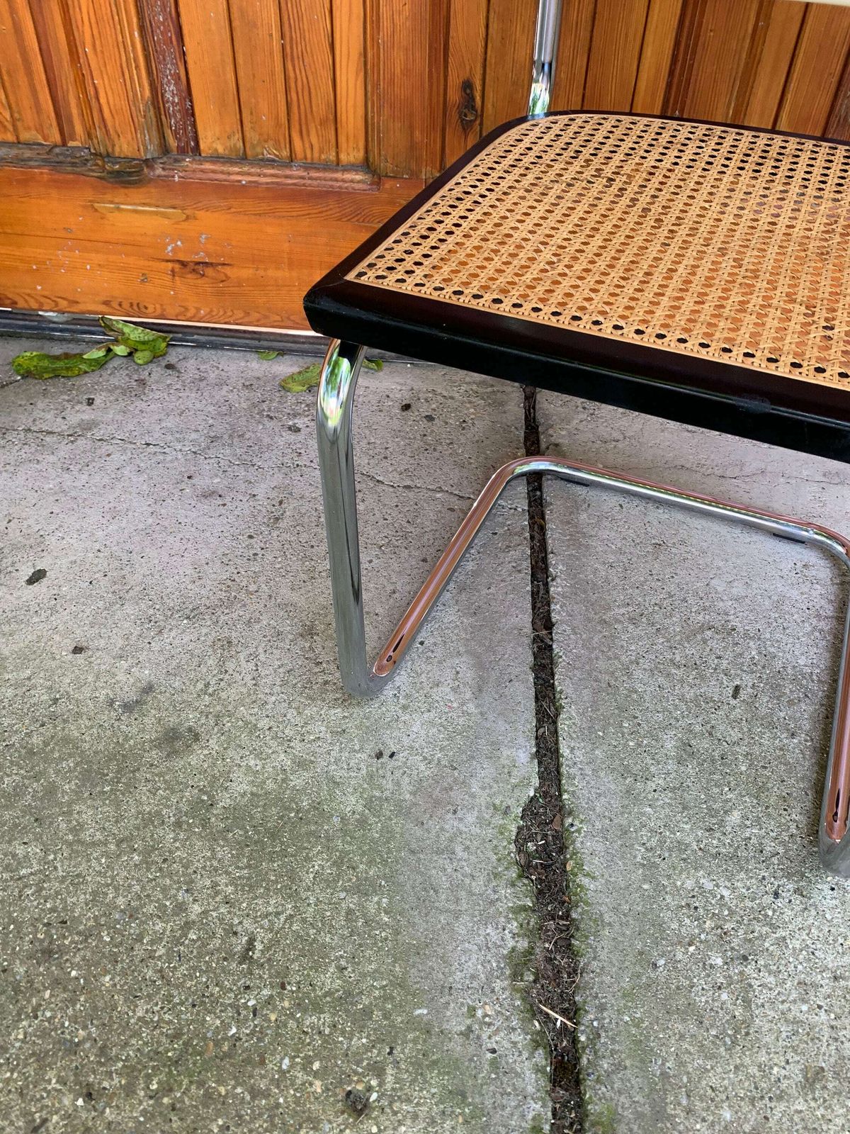 1 Of 4 Mid Century Modern Italian Marcel Breuer B32 Cesca Chair, 70s photo 543.0