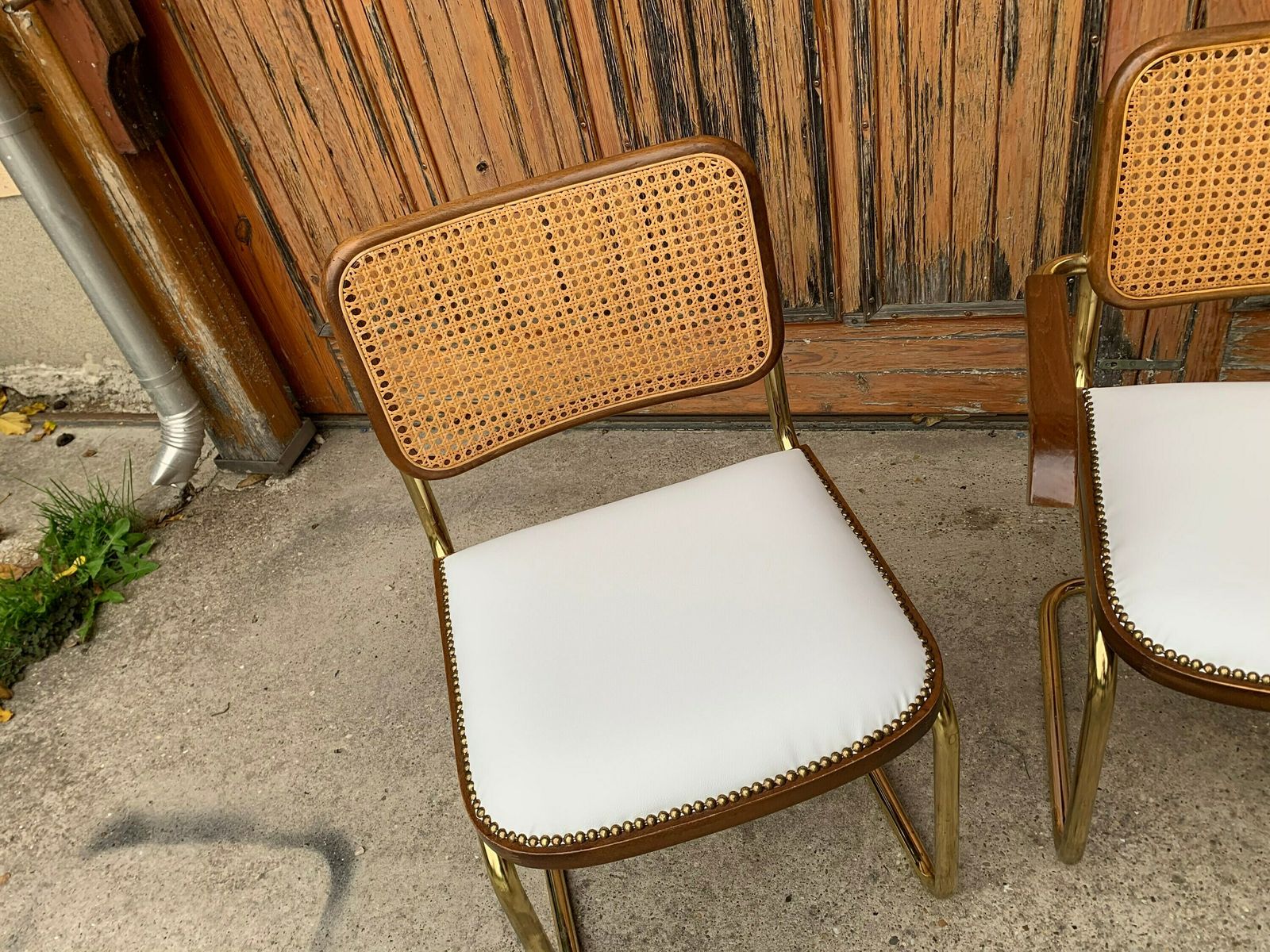 1 Of 4 Mid Century Modern Upholstered Cesca Chair Italy 1970 photo vinterior