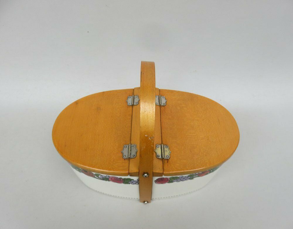 Art Nouveau Pastry Box In Ceramics And Wood, 1890s photo buy