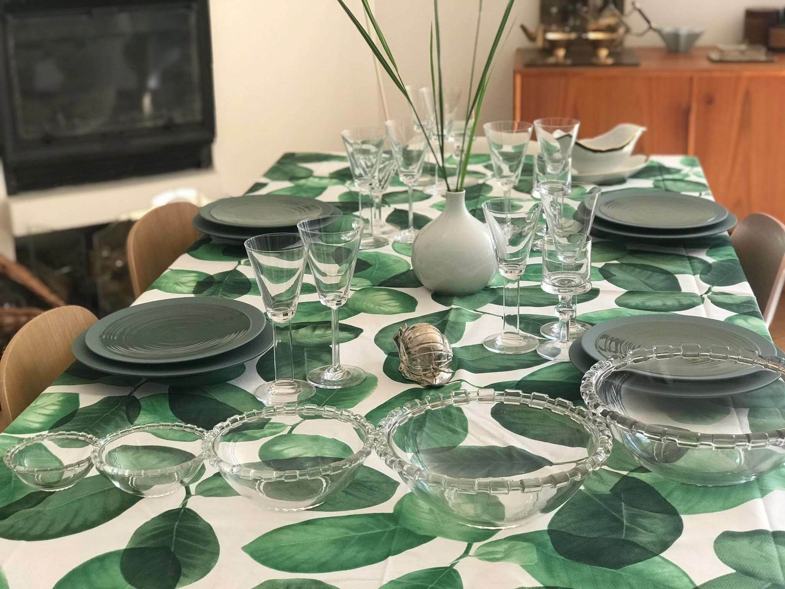 Set Of 5 Crystal Serving Dishes Or Bowls Displays By De Prestigious House Val Saint Lambert, Made In Belgium 1940s photo for sale