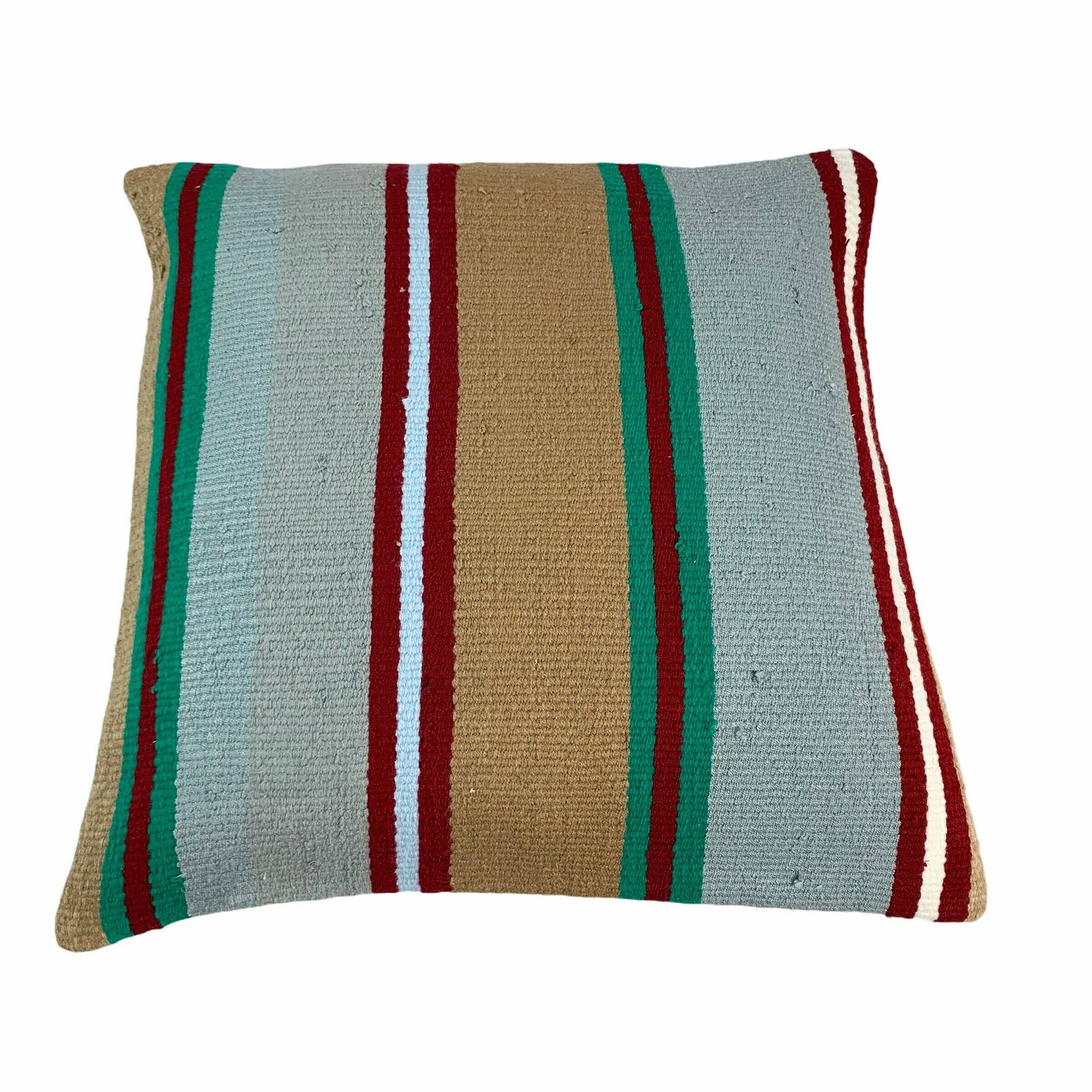 Vintage Turkish Handmade Pillow Cover , 60 X 60 Cm Decorative Cushion Cover photo vinterior