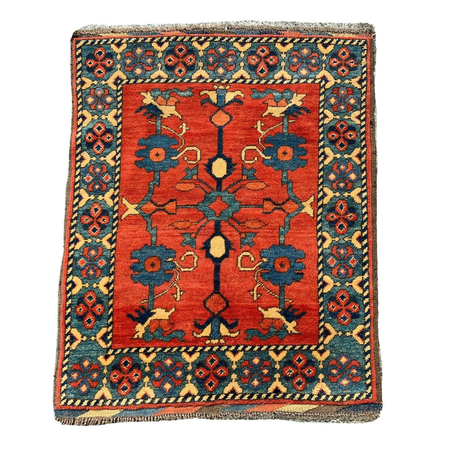 Vintage Afghan Kargai Rug , 110 X 88 Cm photo vinterior