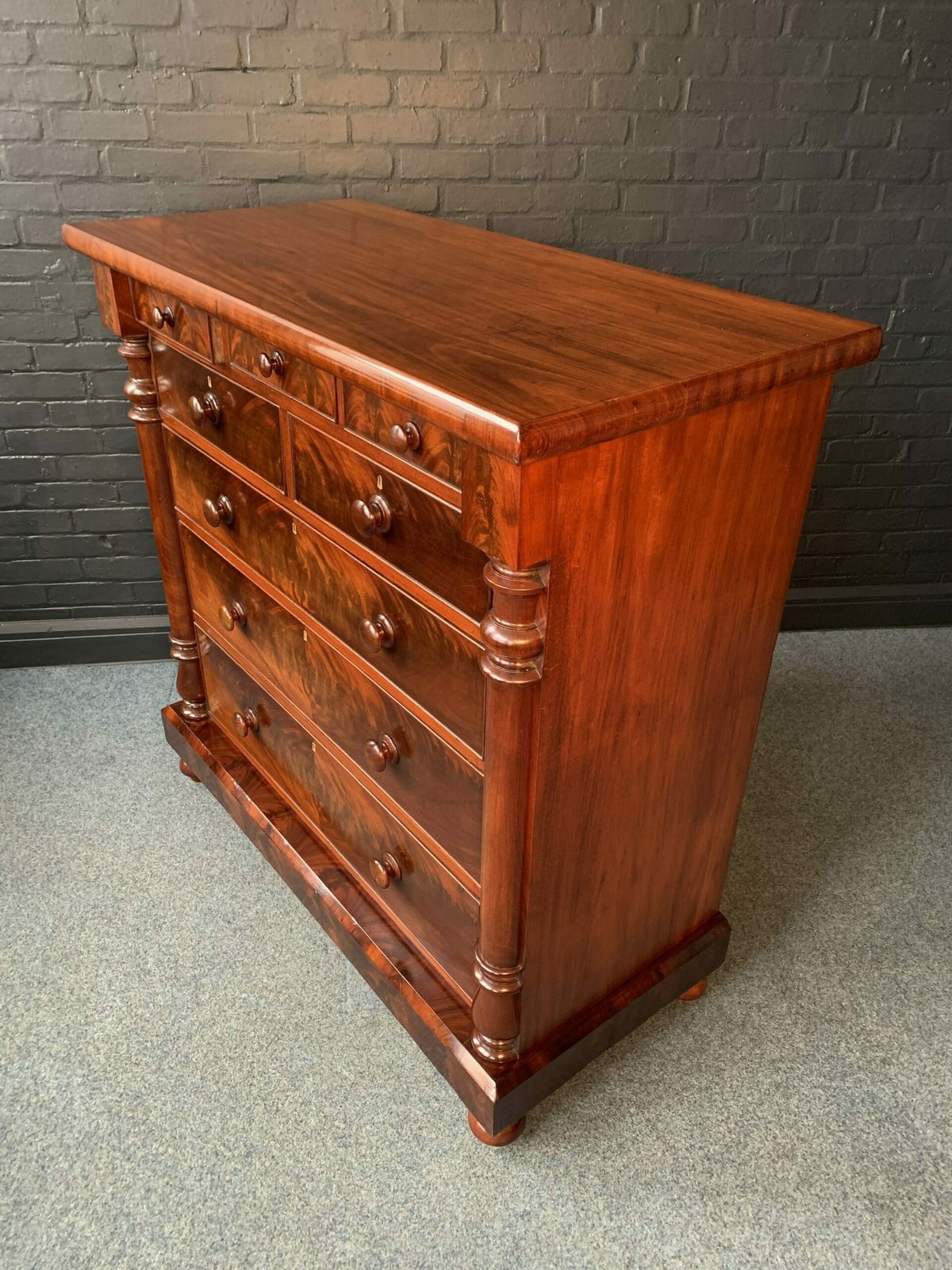 19th Century Chest Of Drawers By R H And J Simpson photo vintage