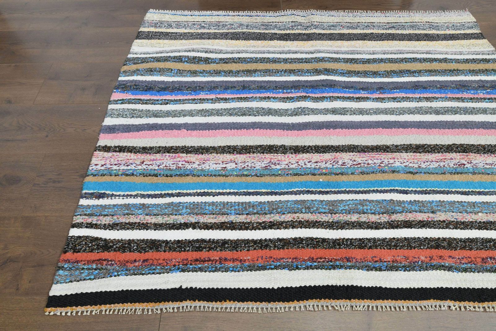 3x4 Vintage Turkish Kilim Mini Rug, Striped Carpet, Handmade Wool Flatweave Rug, Farmhouse Decor, One Of A Kind, Pastel, Door Mat, Bath Mat photo for sale