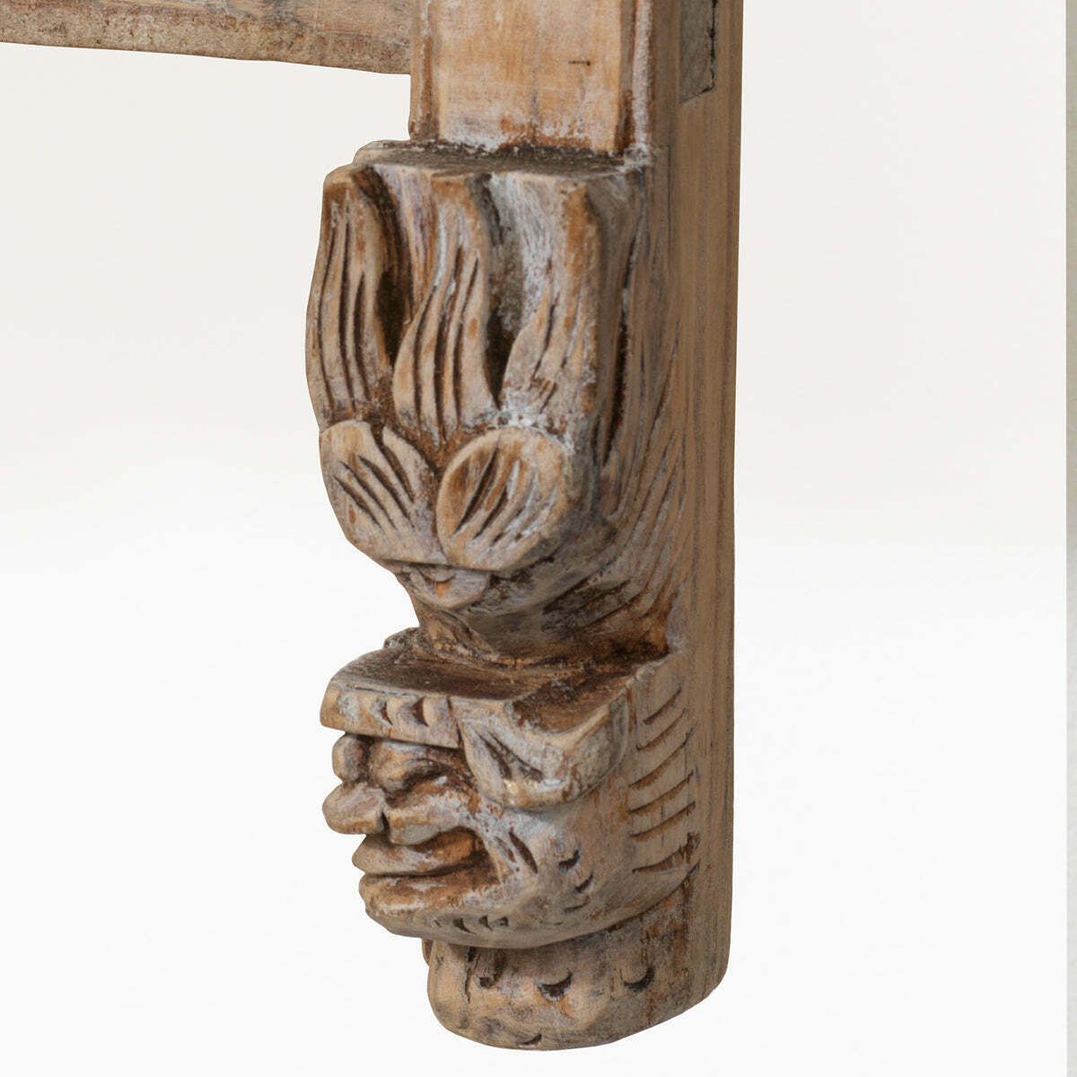 Antique Door Lintel With Relief Carvings photo for sale