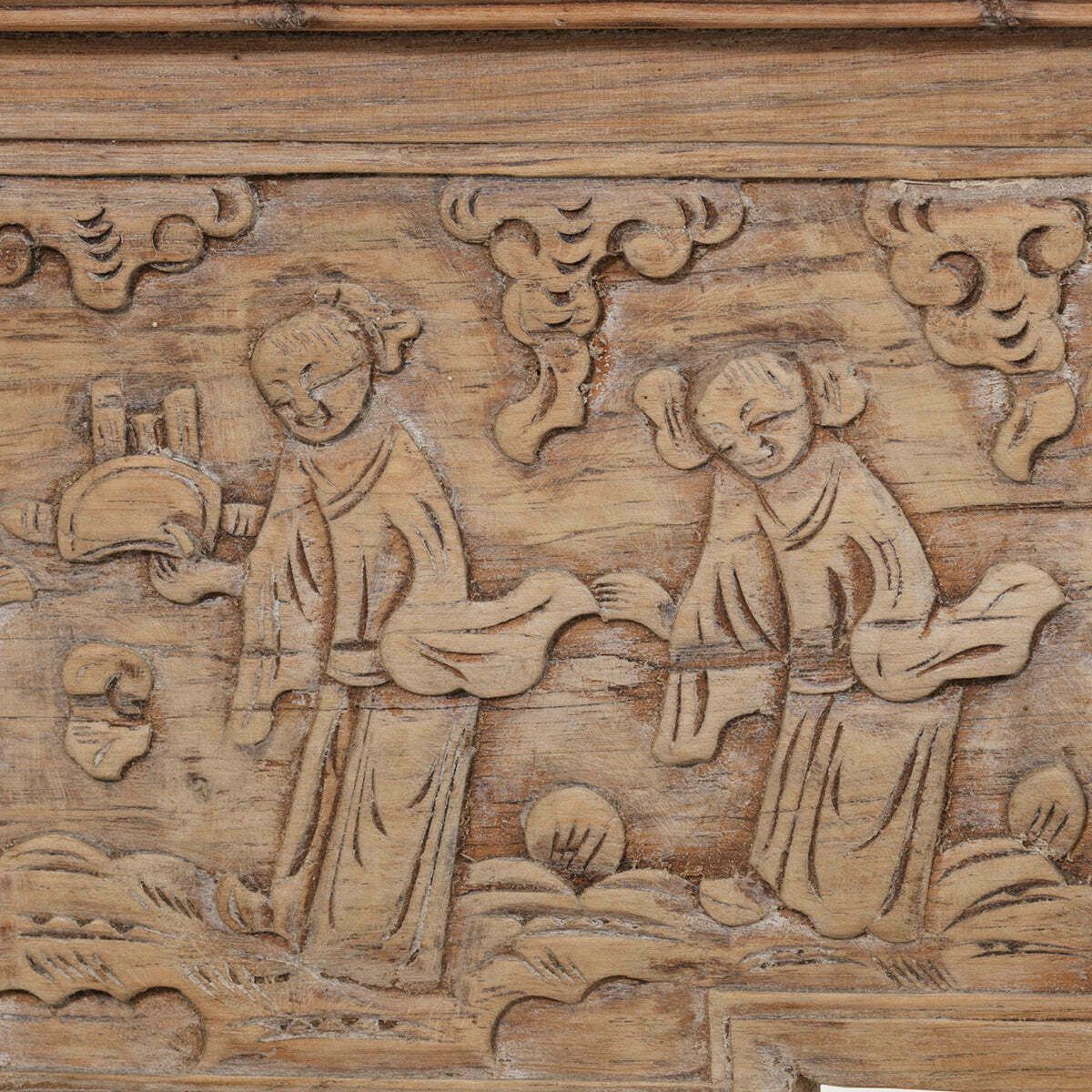 Antique Door Lintel With Relief Carvings photo 395.0