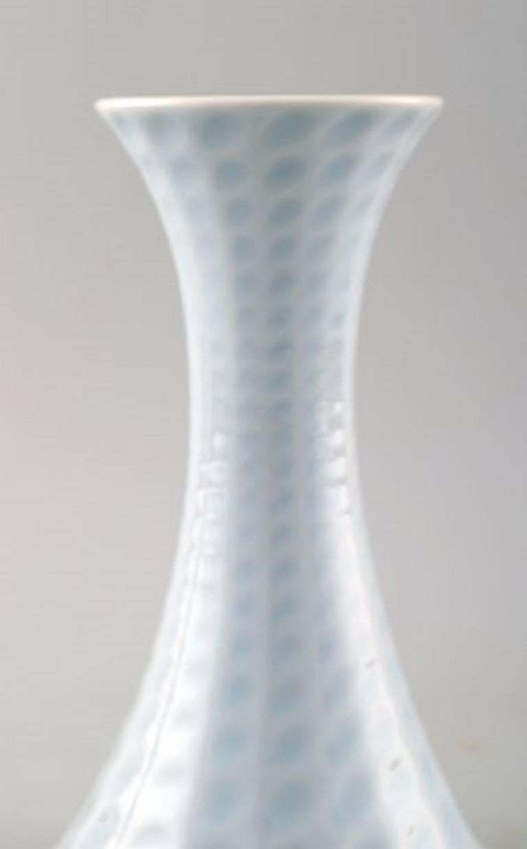 Royal Copenhagen Porcelain Pair Of Candlesticks By Axel Salto photo for sale