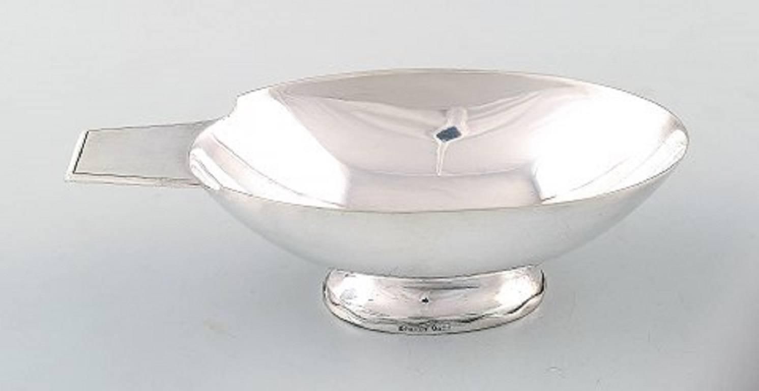 Rare And Fine Silver Plated "Swan" Sauce And Gravy Boat, Christian Fjerdingstad photo furniture