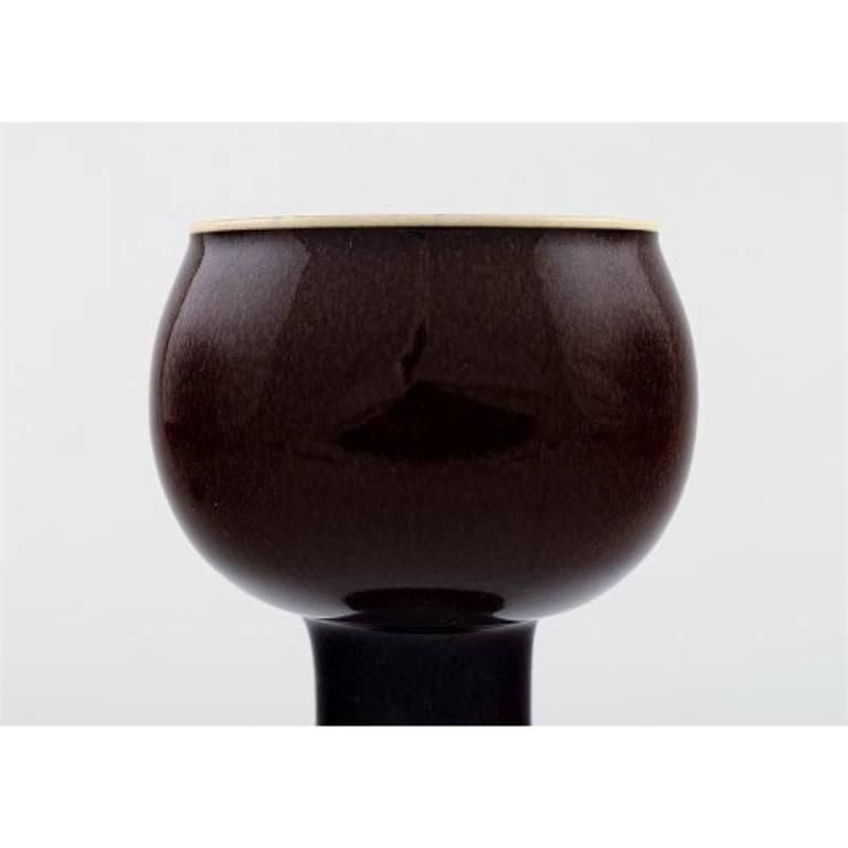 Stig Lindberg Gustavsberg Studio, Art Pottery Vase photo furniture