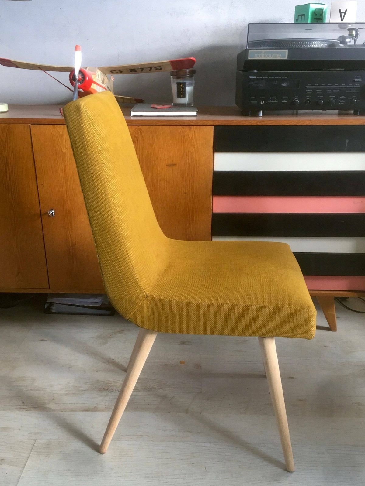 Original Polish Mid Century Chair 200 113 Designed In 1960s By R.T. Hałas. Personalization!