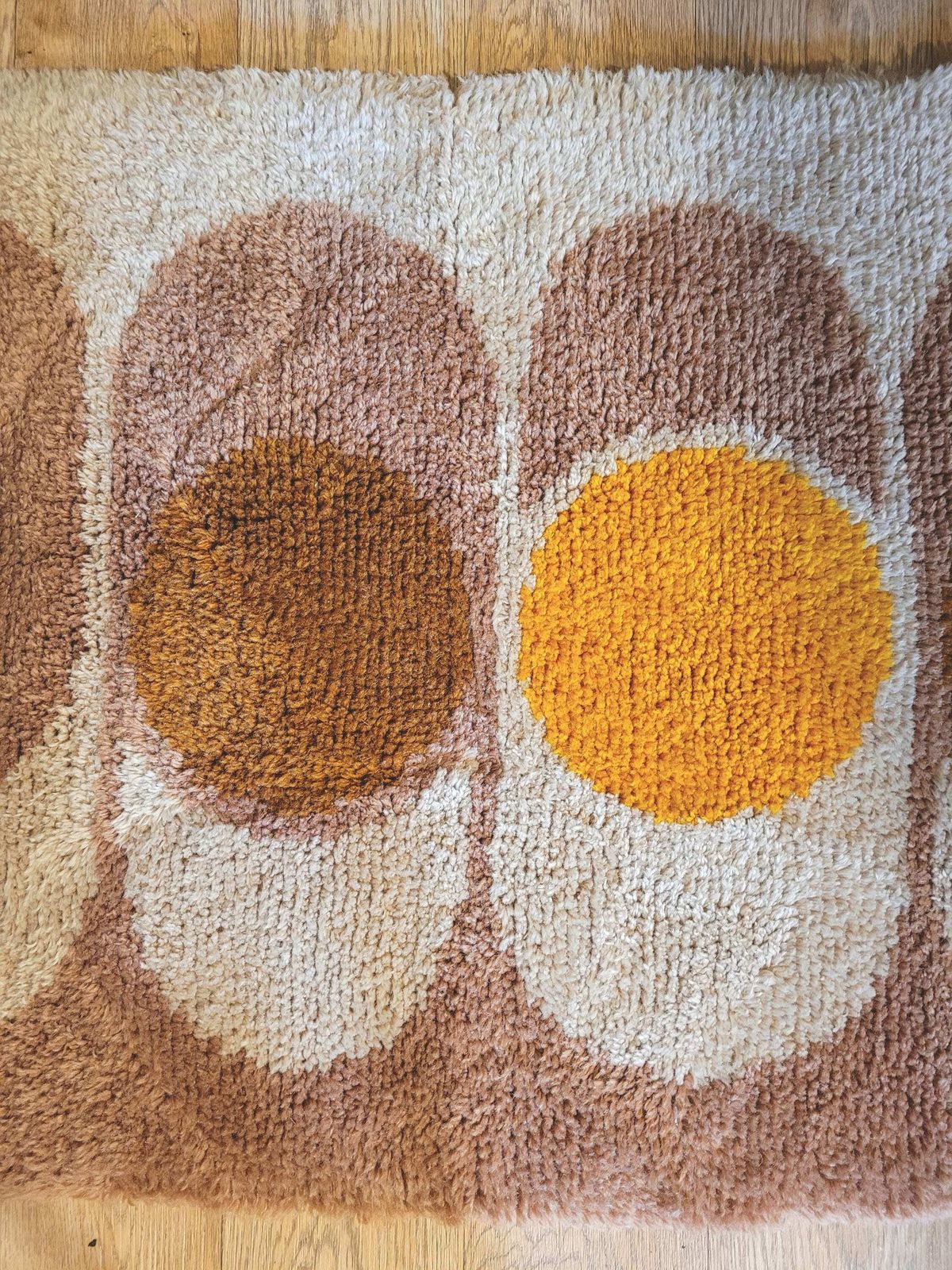 Vintage Mid Century Rug / 1960's Rug / Mid Century Modern Rug / Retro Rug photo buy