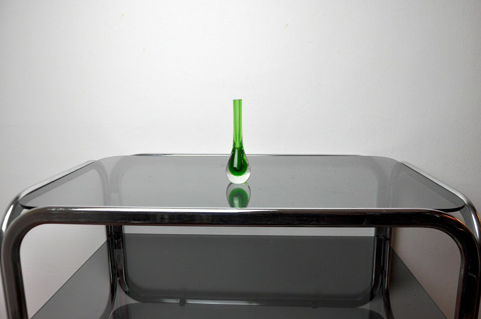 Green Soliflor Sommerso Vase By Seguso, Murano, Italy, 1970 photo 559.0