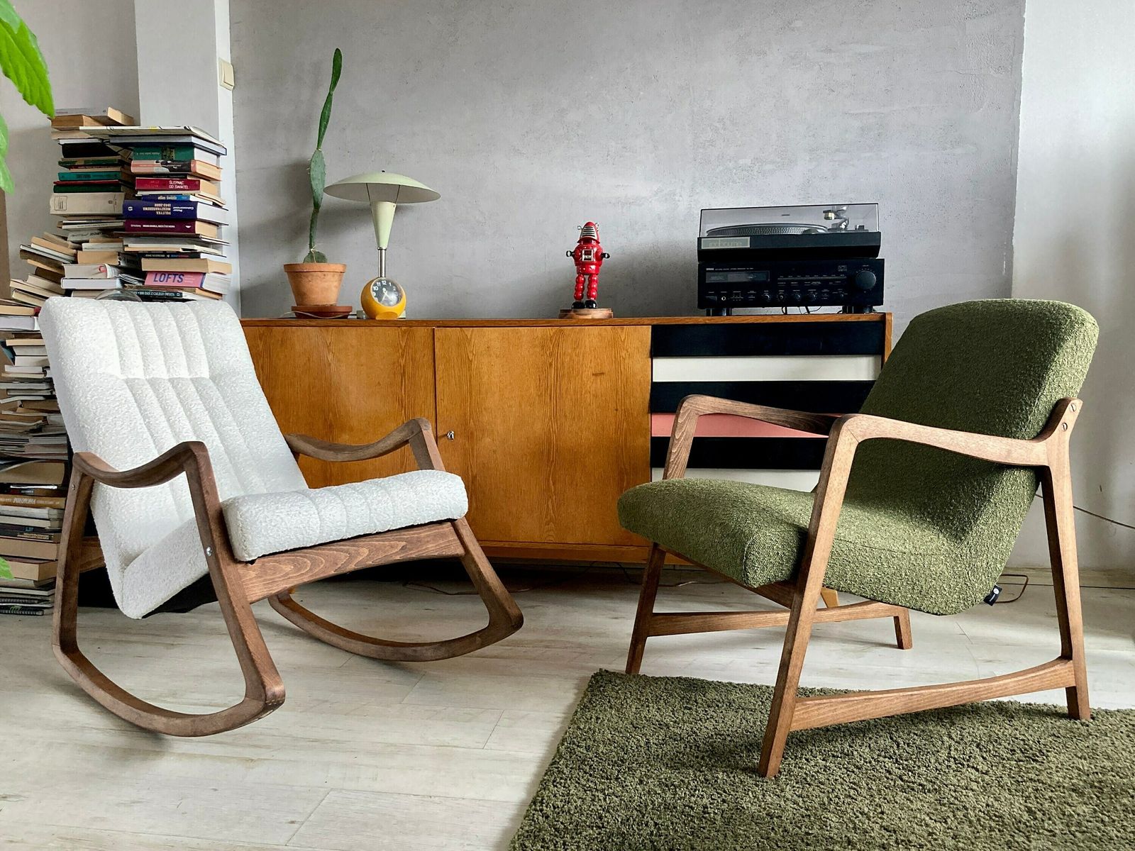 Original Mid Century Polish Chair "Type 364" From Late 50s. Designed By Barbara Fenrych Węcławska photo buy
