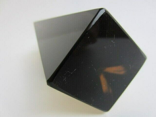photo furniture Space Age V Nason Cinnamon And Gold Sommerso Art Glass Vase Faceted Geometric
