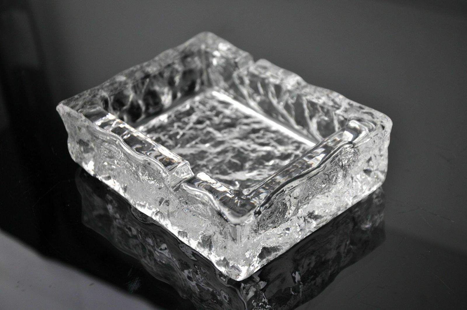 Ice Ashtray By Antonio Imperatore, Murano Glass, Italy, 1970 photo furniture