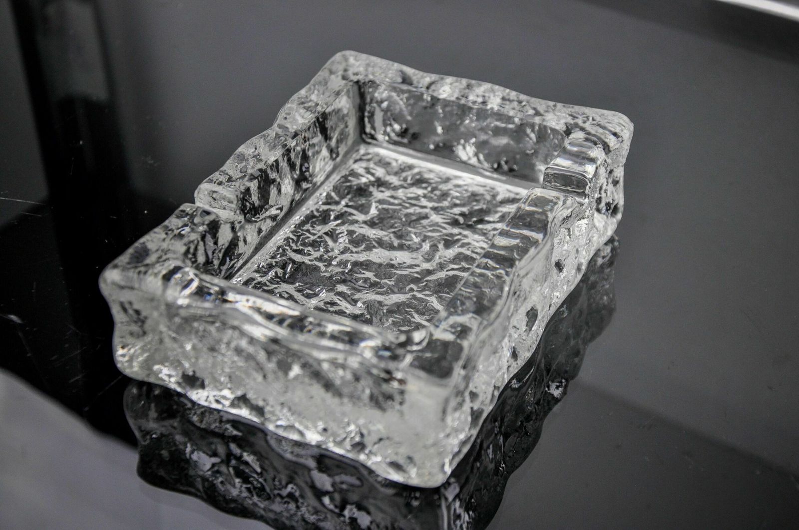 Ice Ashtray By Antonio Imperatore, Murano Glass, Italy, 1970 photo Home Decor