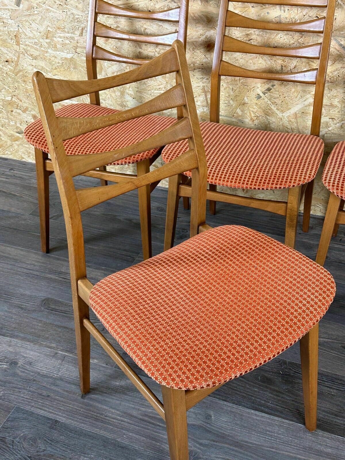 515.0 4x 60s 70s Dining Chair Dining Chair Mid Century Danish Modern Design photo