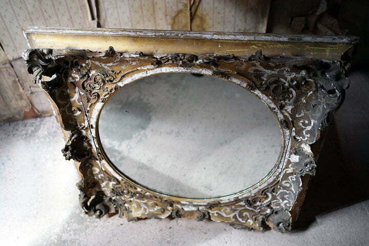 Home Decor A Large Early Victorian Giltwood Wall Mirror C.1840 60 photo