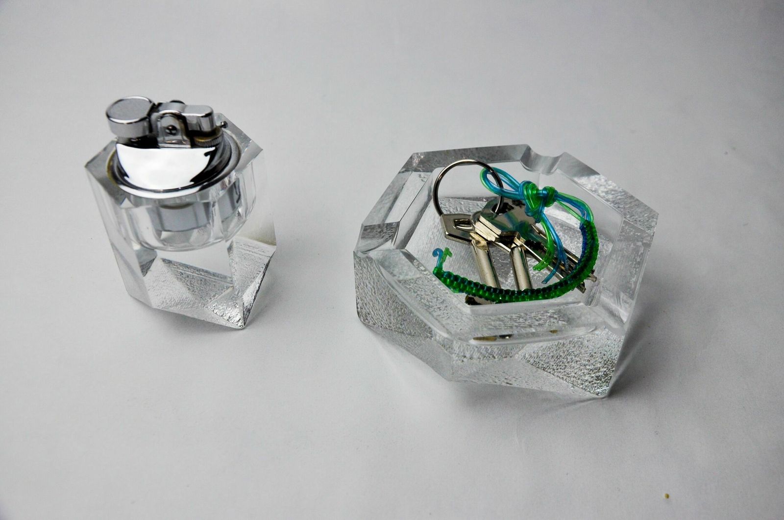 Lighter And Ashtray By Antonio Imperatore, Murano Glass, Italy, 1970 photo Home Decor