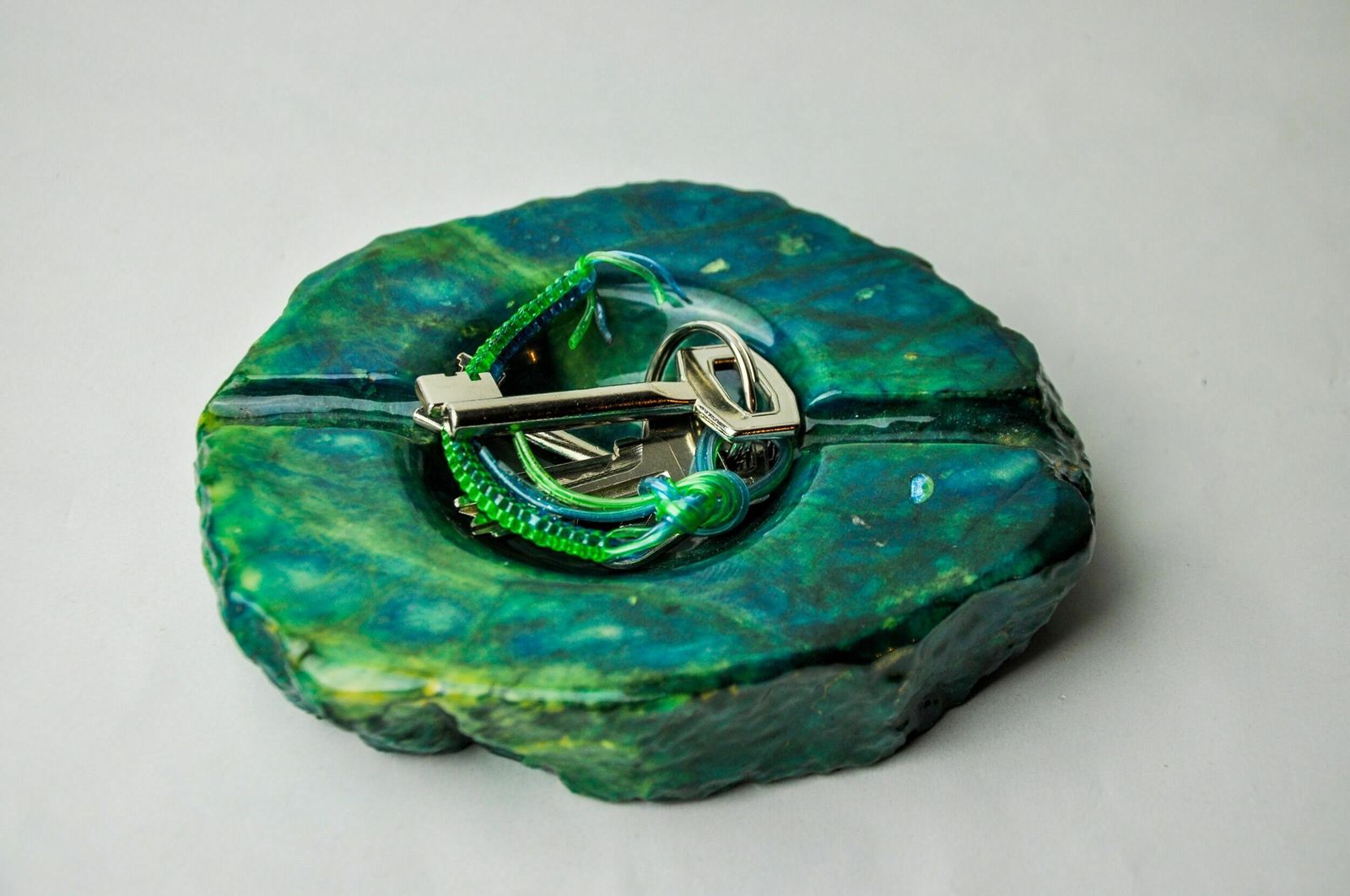 Turquoise Alabaster Ashtray By Romano Bianchi, Italy, 1970 photo buy