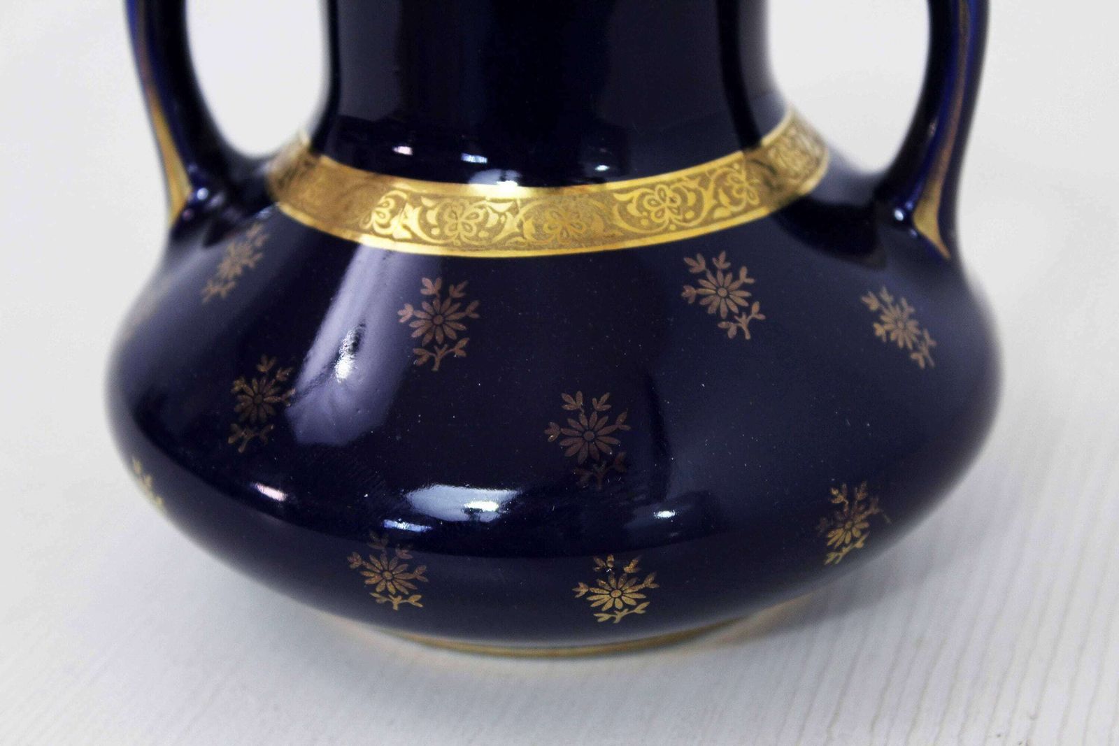 Art Nouveau Porcelain Vase From Limoges France photo vintage