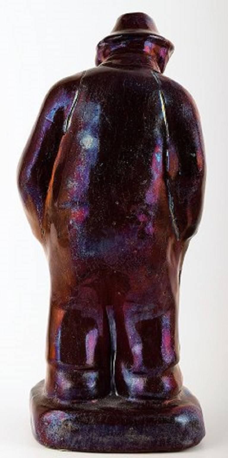 Large, Impressive Danish Private Collection, Figure Of Elderly Man Jens Petersen photo Home Decor