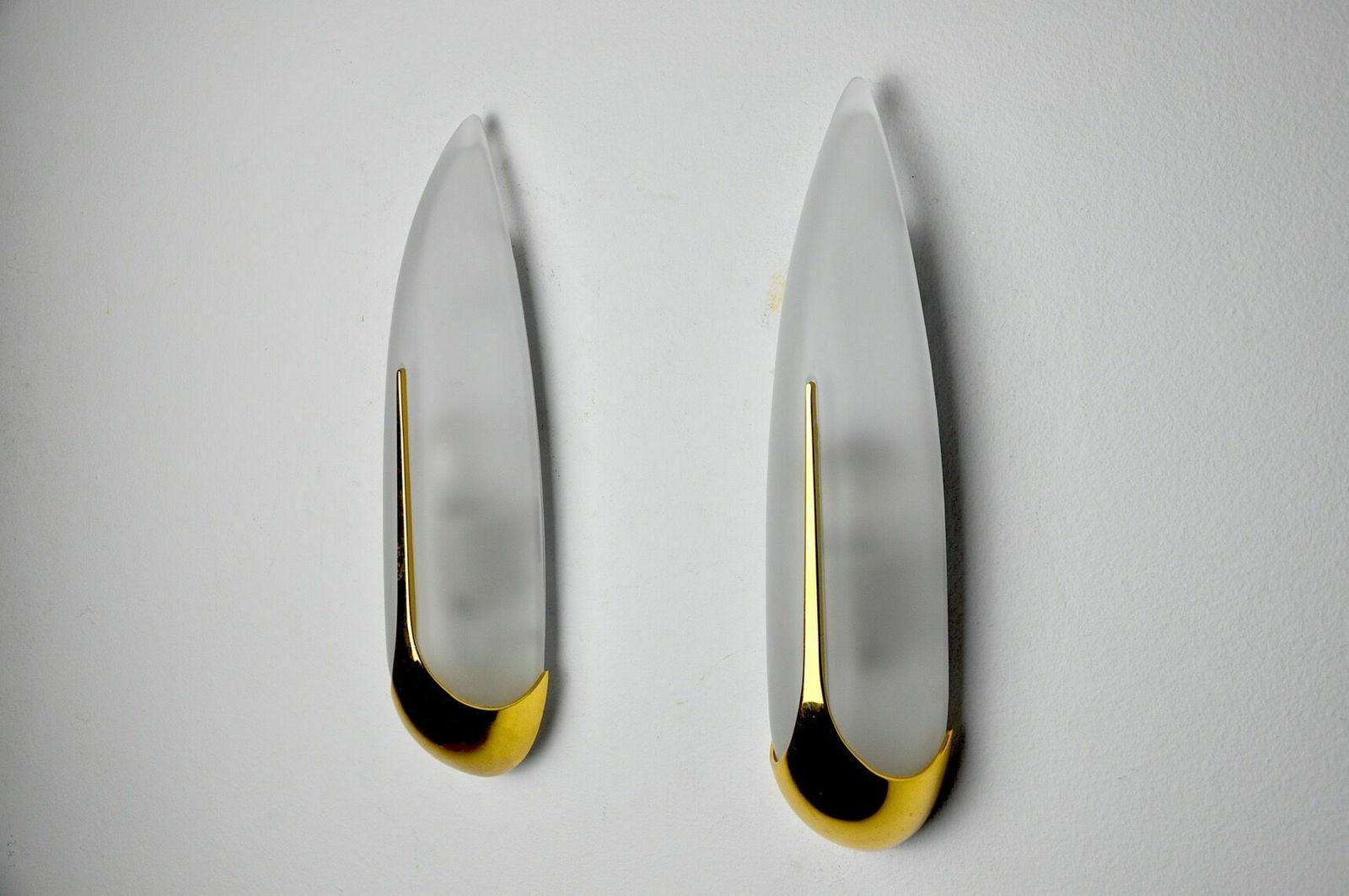 Pair Of "Ears Of Corn" Sconces Idearte Spain 1980 photo furniture