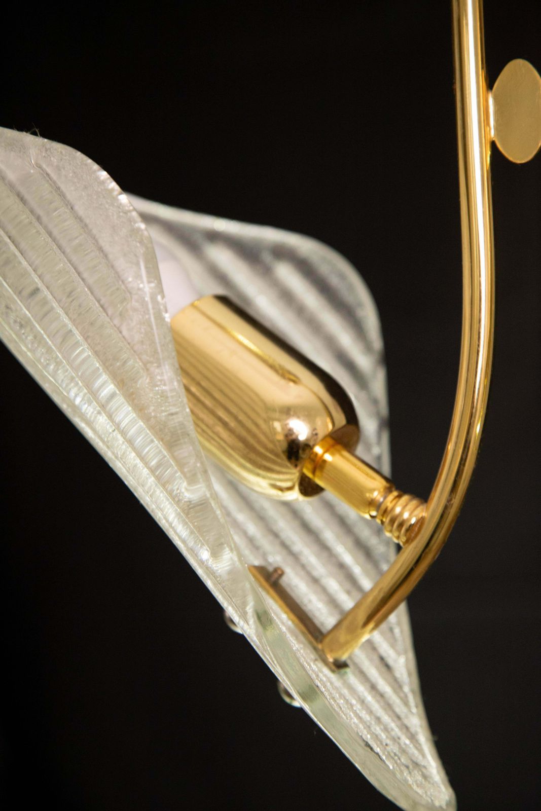 Lighting Murano Glass Chandelier Franco Luce Style, 1970s photo