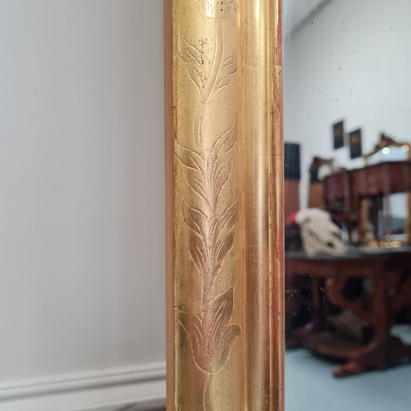Beautiful French Gilded Antique Mirror C1860 Free Delivery England/Wales photo 1450.0