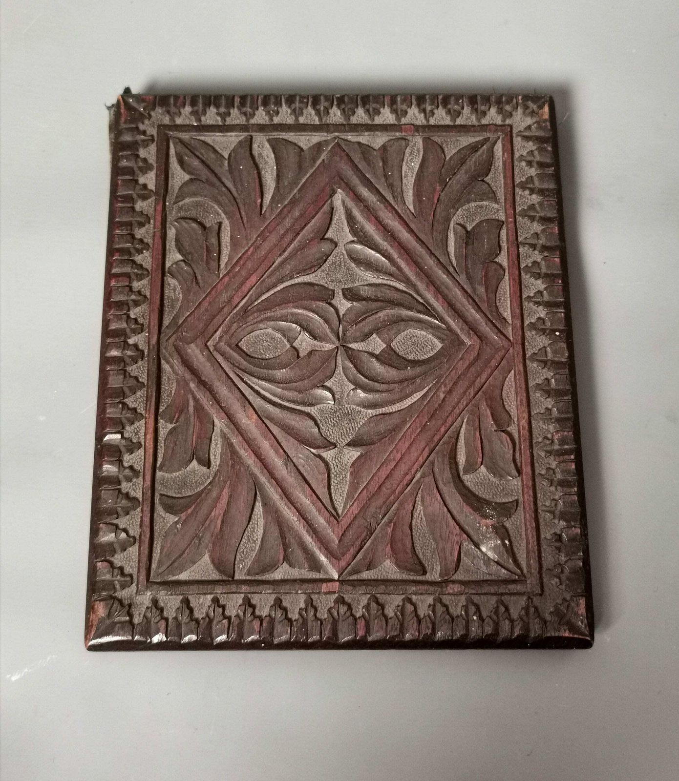 Antique Arts And Crafts Document Folder, Ink Blotter, Case