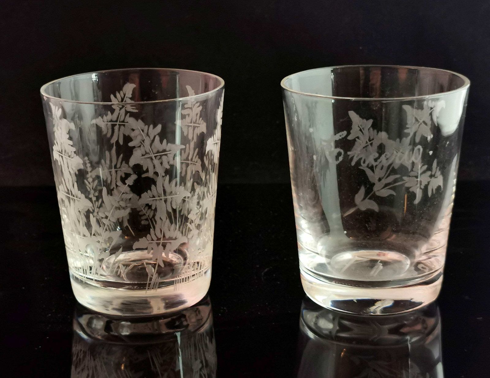 Rare Antique Last Drop Glass Tumblers, Capital Punishment History, Gallows, Mature photo buy