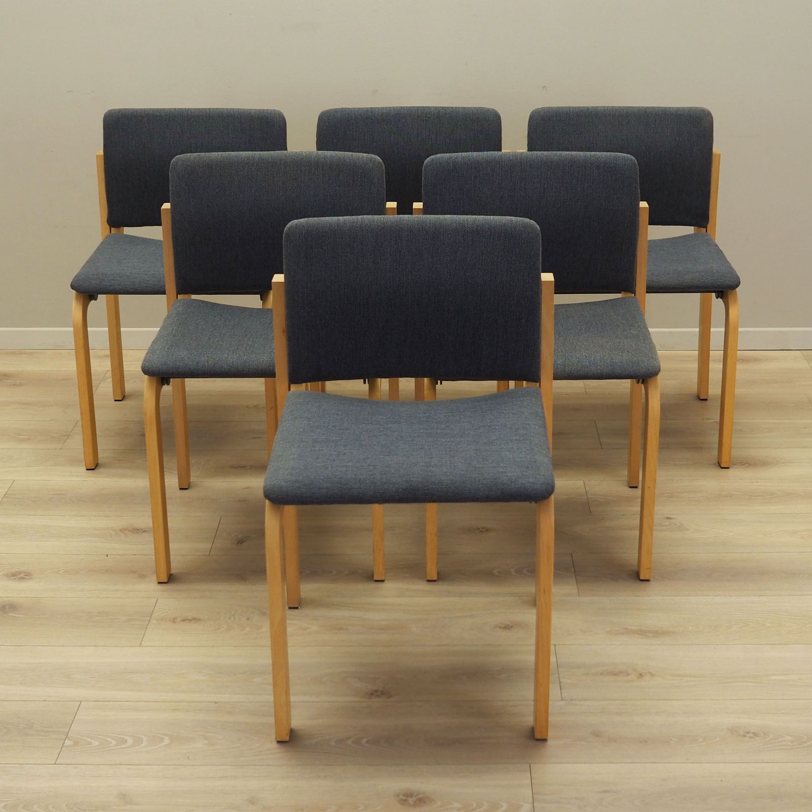Set Of Six Chairs, Danish Design, 1980s, Manufacturer: Fritz Hansen photo buy
