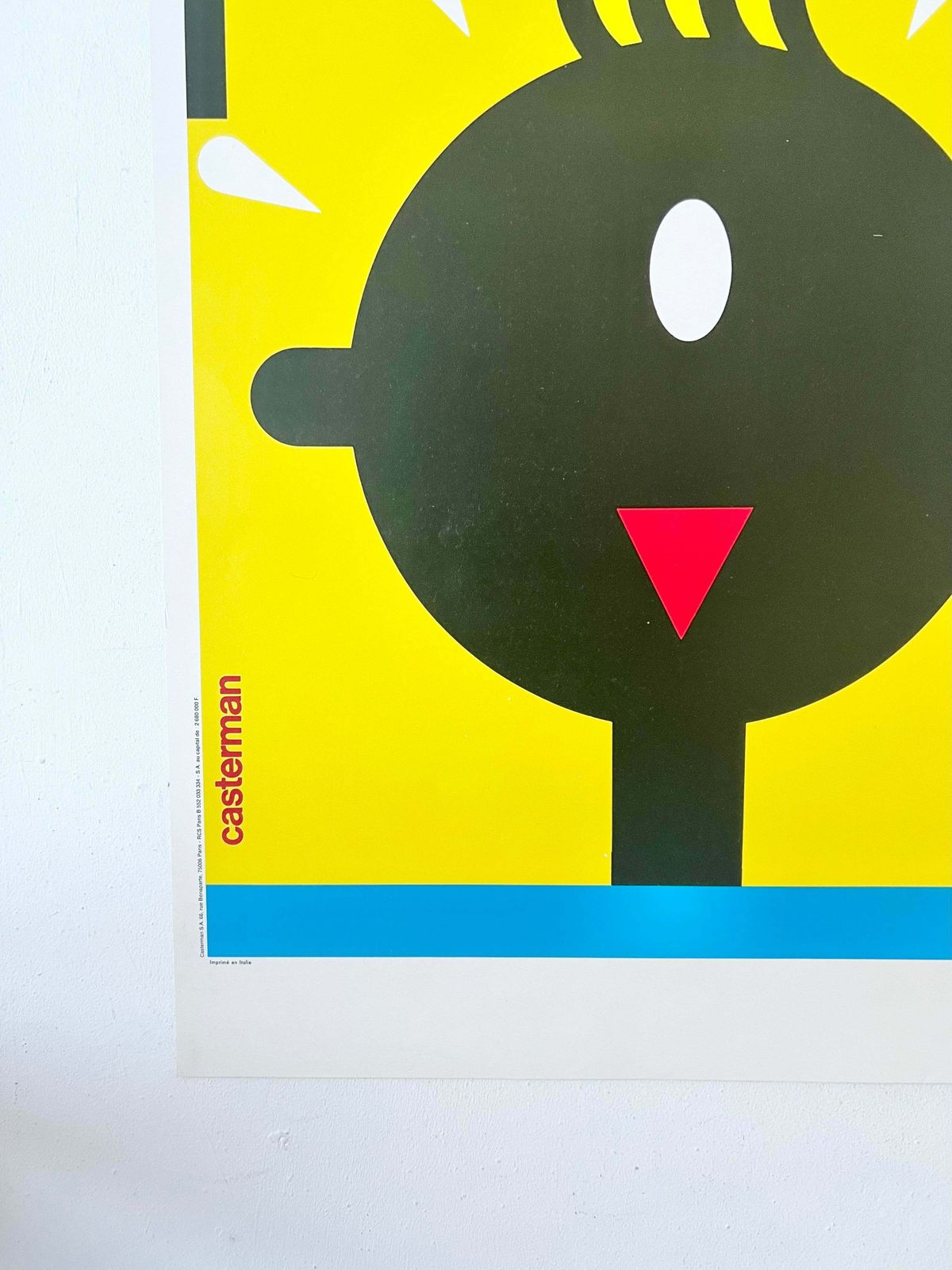 Tin Tin  Foundation Joan Miro  Hommage A Herge Rare Art Poster photo for sale