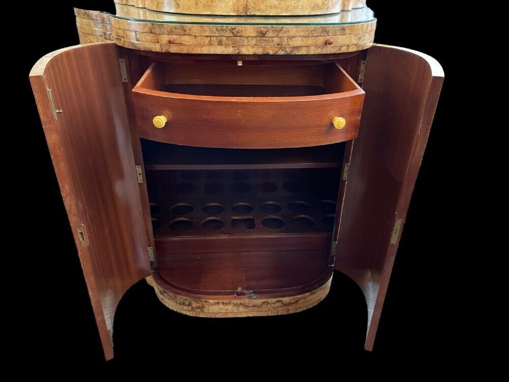 Fine Art Deco Cocktail Cabinet By Harry And Lou Epstein. photo vinterior