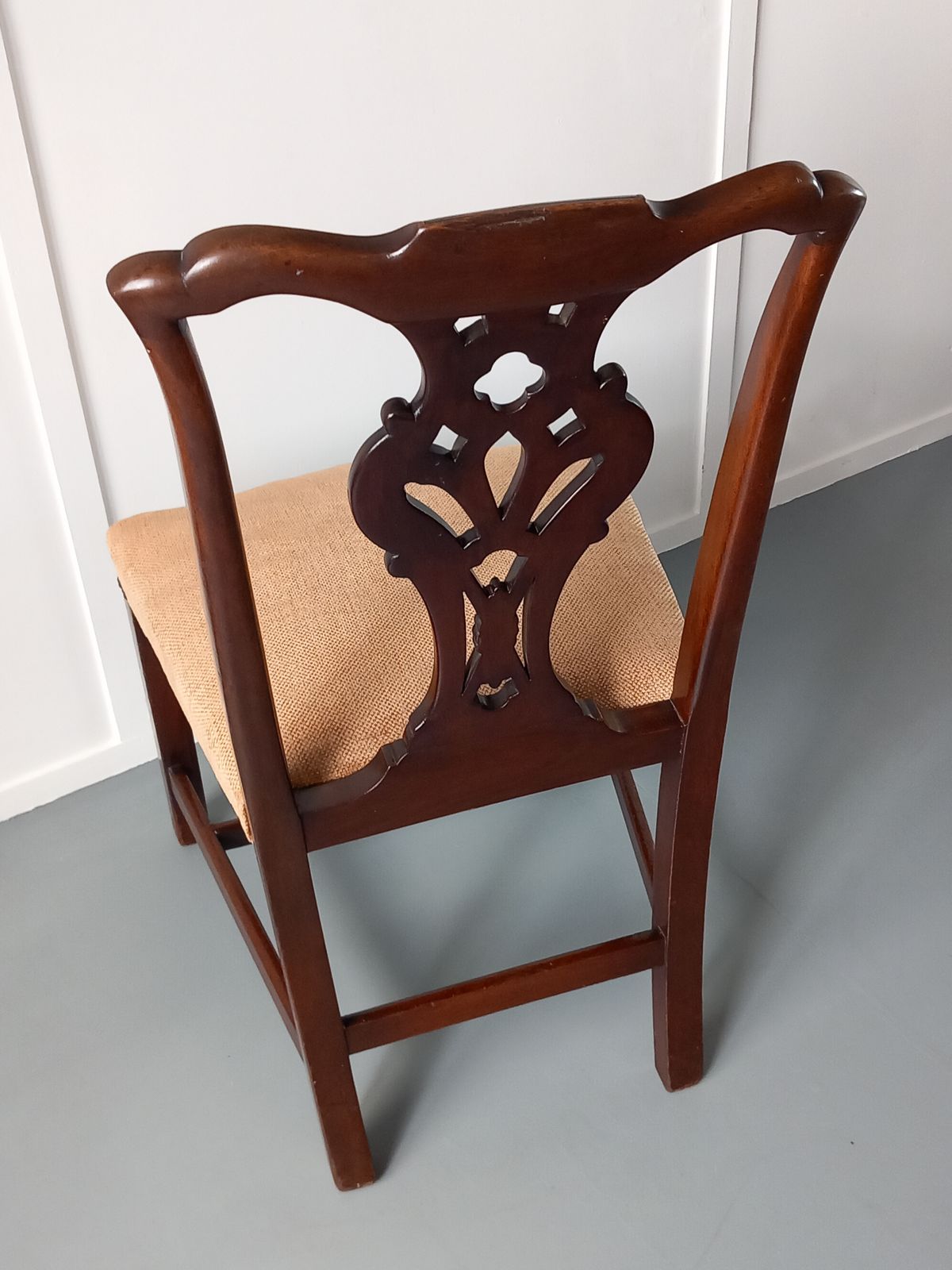 A Mahogany Side Chair, 1800s, Antique photo furniture