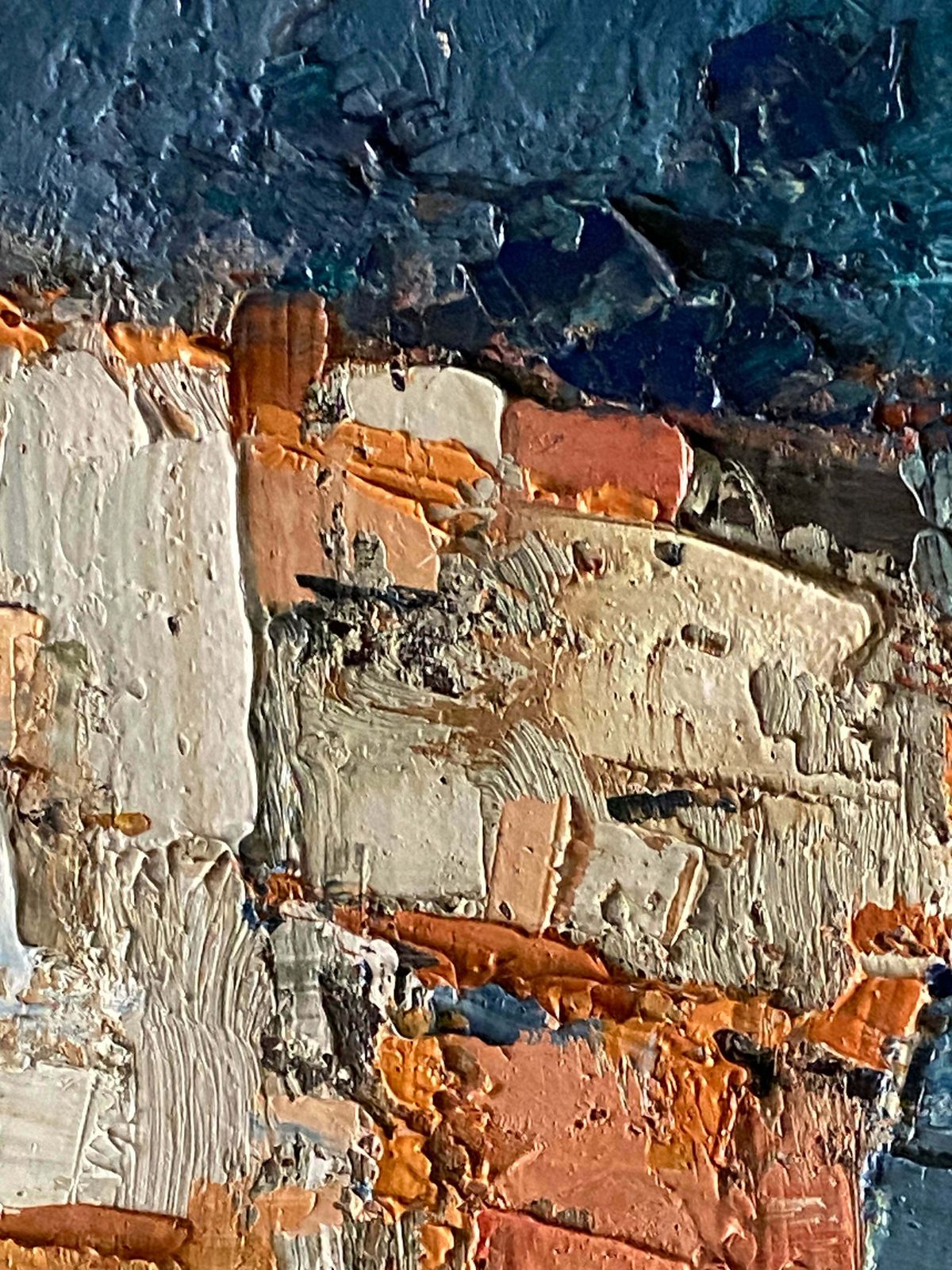 Beautiful Original Abstract Oil On Board Framed Painting By Elsa Taylor photo 1800.0