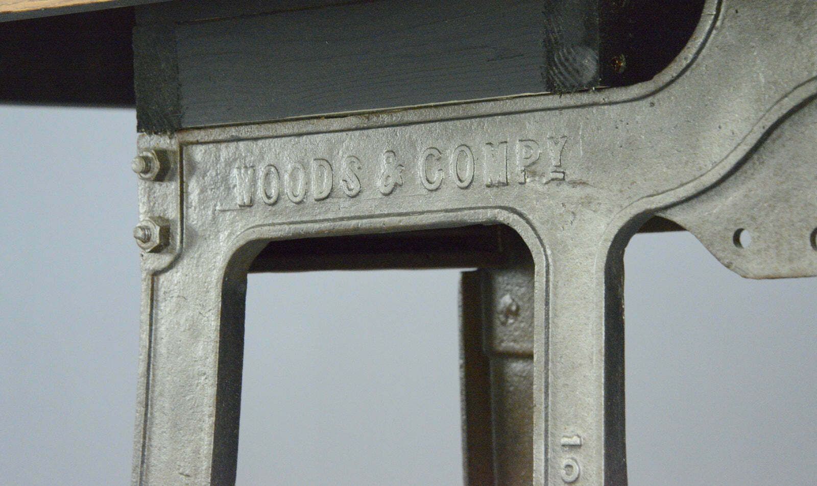 1300.0 Large Industrial Table By Woods & Co Circa 1910 photo