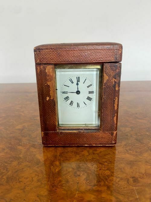 Antique Victorian Quality French Brass Carriage Clock photo Home Decor