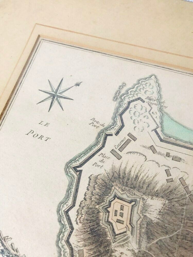 Antique Engraving Sea Chart Of French Guiana And The Island Of Cayenne   Nautical Navy Navigational Map   Bellin   Croisey photo 100.0