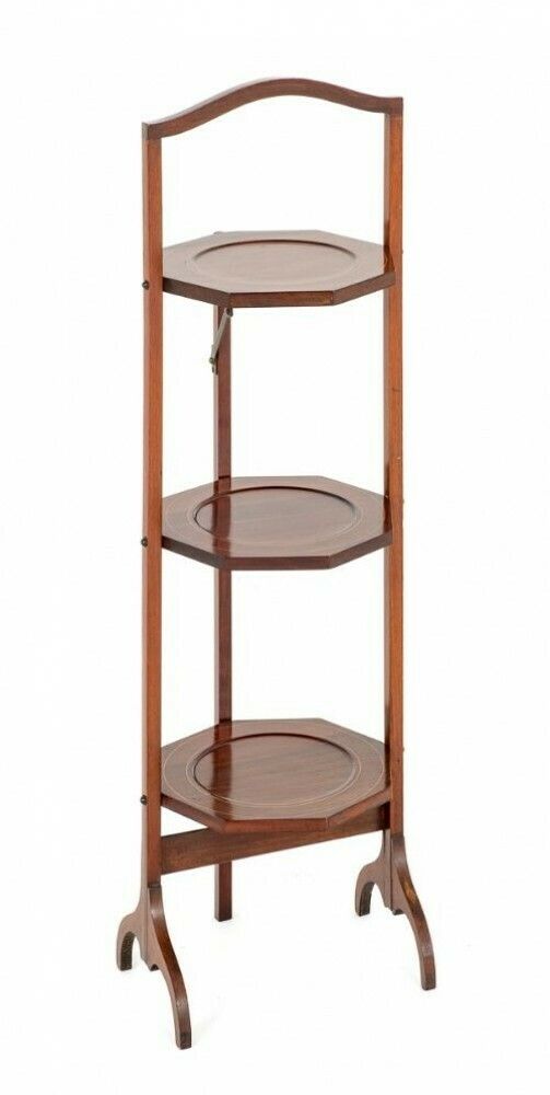 Sheraton Cake Stand Mahogany Revival Circa 1900