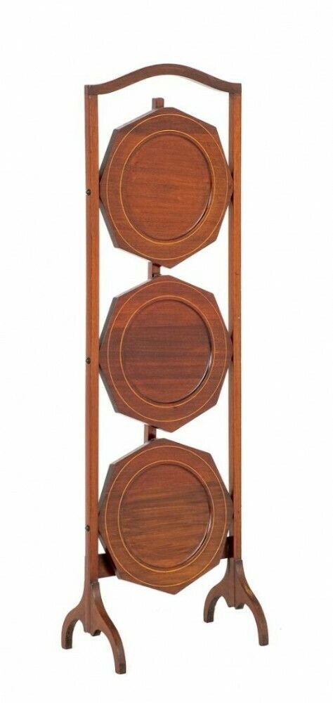 Sheraton Cake Stand Mahogany Revival Circa 1900 photo for sale