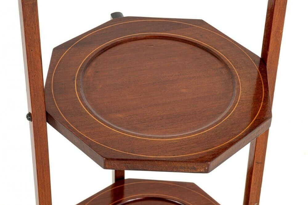 Sheraton Cake Stand Mahogany Revival Circa 1900 photo Furniture