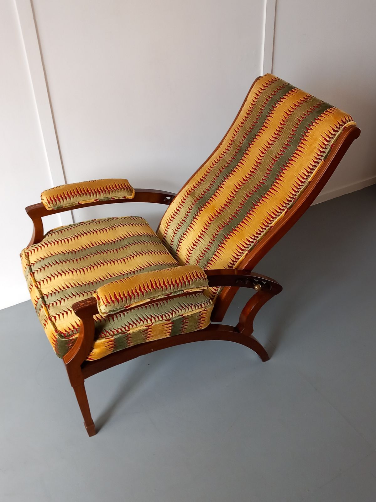 Recliner Armchair, 1910s, Mahogany photo buy