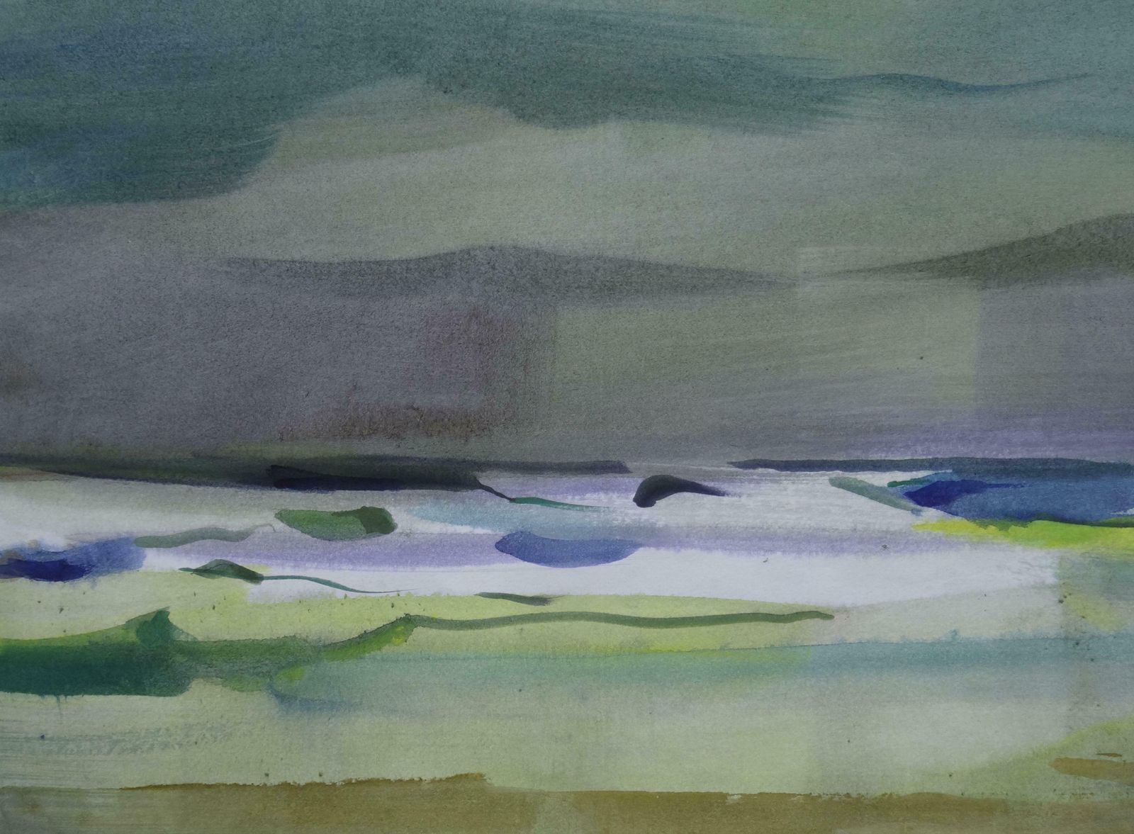 Zigmunds Snore At The Sea. 2020, Watercolour, Paper photo for sale