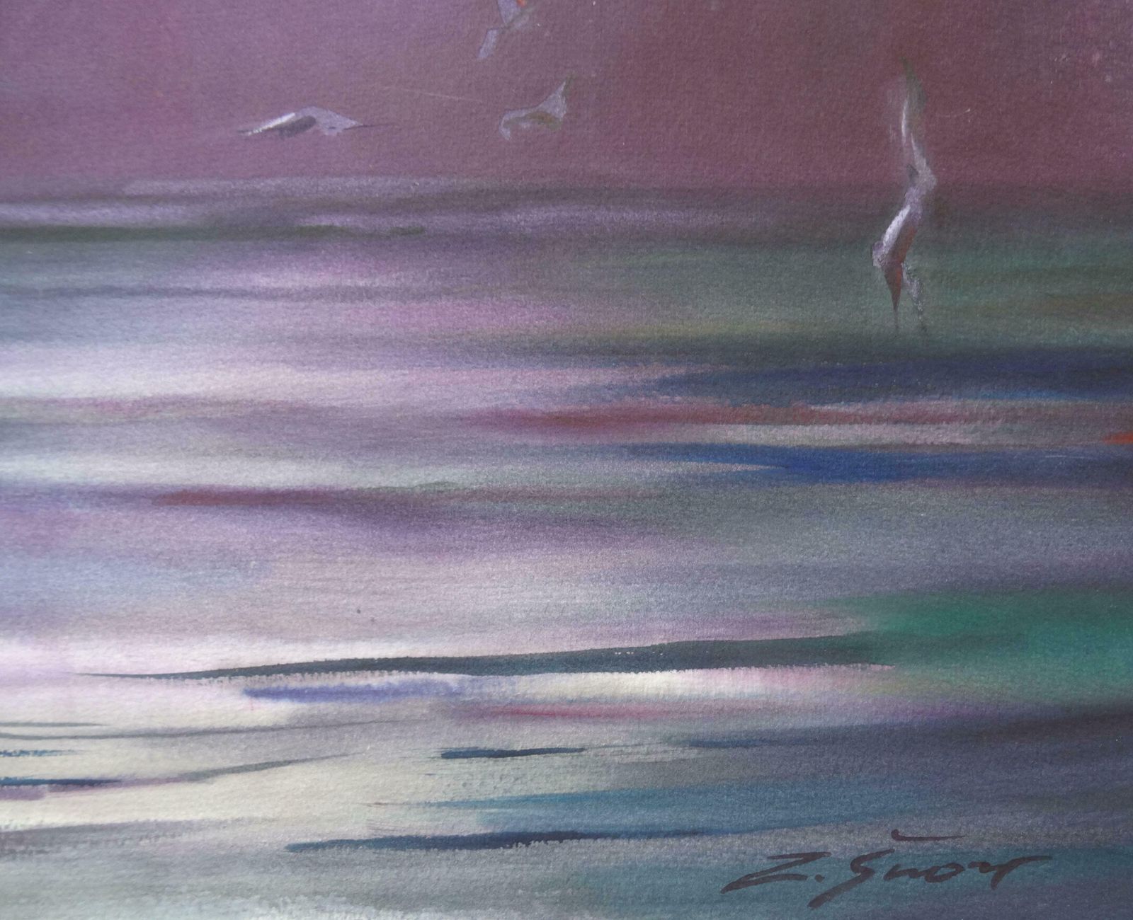 Zigmunds Snore Before The Rain. 2019. Watercolour, Paper photo for sale