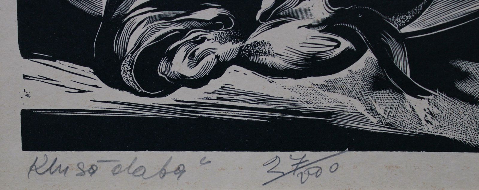 Olgerts Abelite Still Life 13/100. Paper, Linocut, 5/100,  1967 photo 246.0
