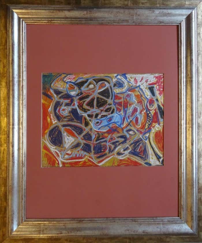 Ole! 2003, Mixed Media Art On Cardboard, photo 422.0