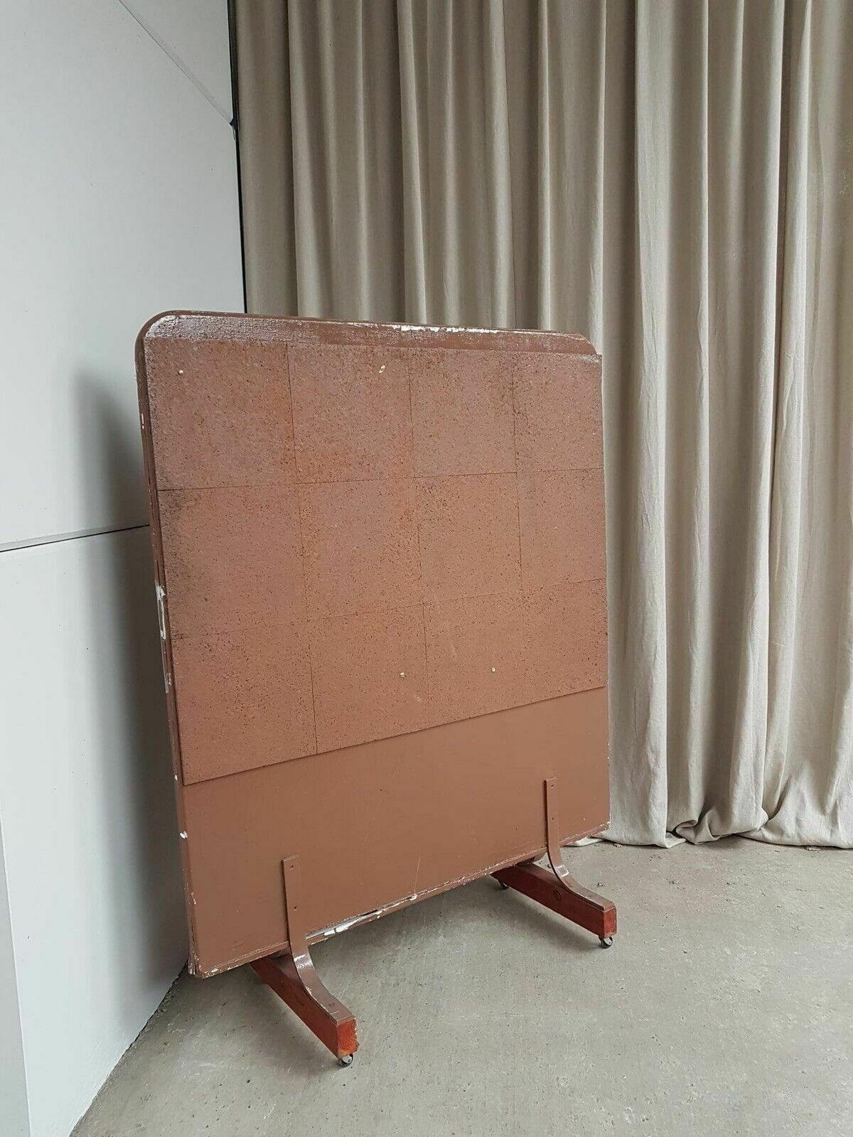 Vtg Mid Century Privacy Screen Room Divider Office Partition Changing Room R86 photo buy